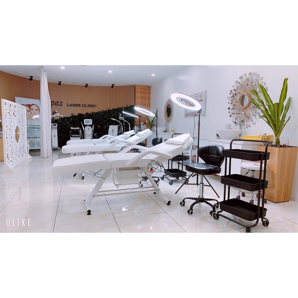 Giường phun xăm cao cấp, giường tiêm filler 3 khúc