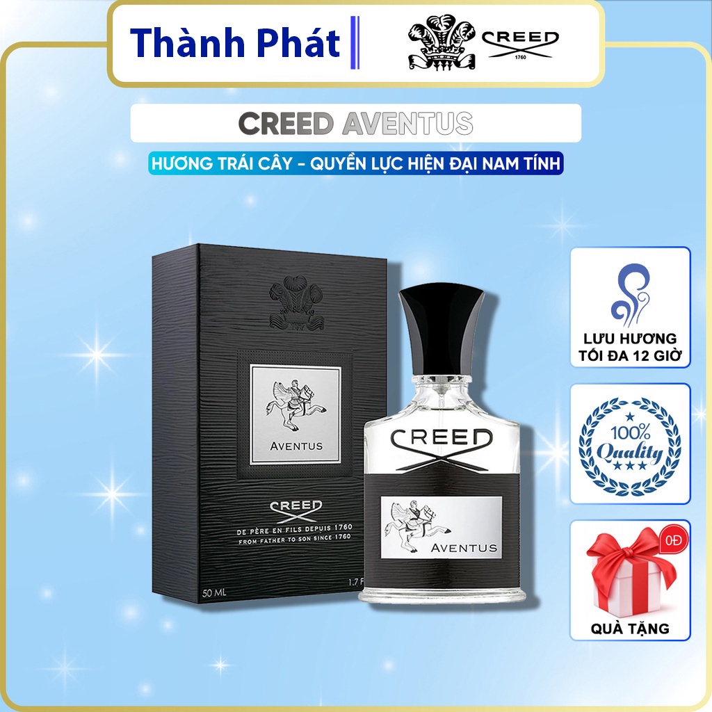 Nước hoa nam Cread Aventuss EDP, nước hoa cho nam giới thể hiện sức mạnh và thành công