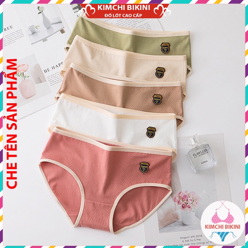 Combo 3 quần con nữ vải cotton mềm nhiều mẫu KIMCHIBIKINI Set 3 quần nót nữ thông hơi chống viêm chị em hay dùng QL002