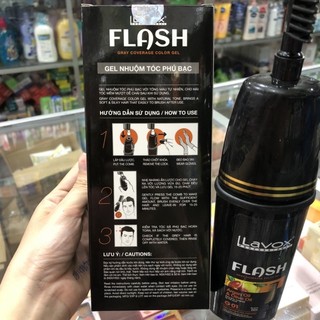 Gel Lược Gội Phủ Bạc Tóc Lavox 150ml