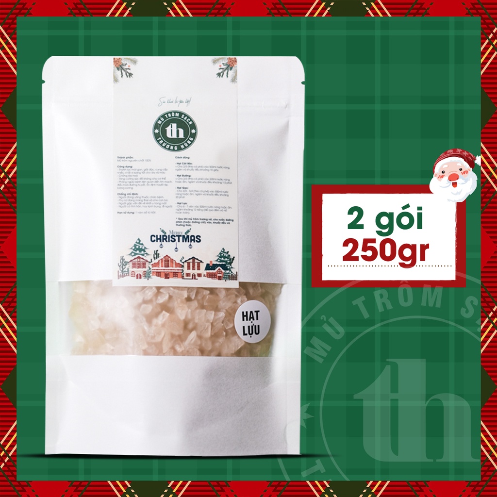 Combo 2 gói Mủ trôm sạch nguyên chất Trương Hùng loại Hạt Lựu 250gr thanh lọc, giải nhiệt cơ thể - Uy tín chất lượng