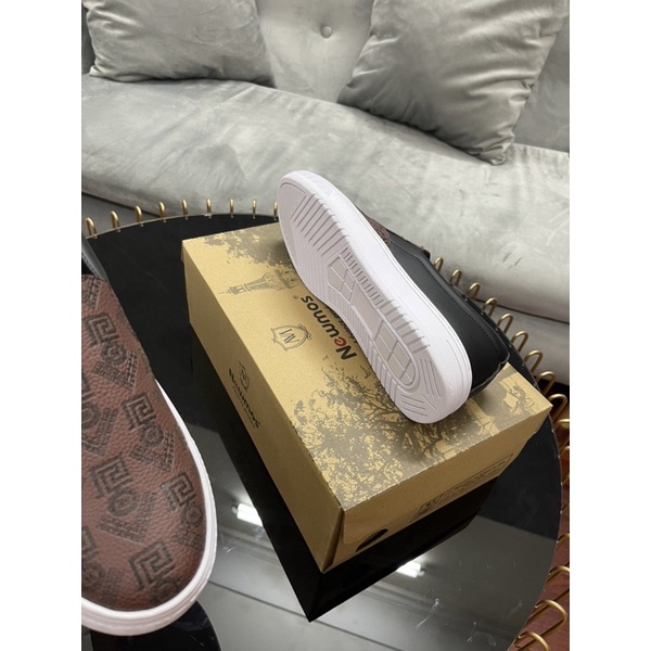 Giày slipon, giày lười nam da VER SACE Da dày dặn - Đế cao su khâu chắc chắn