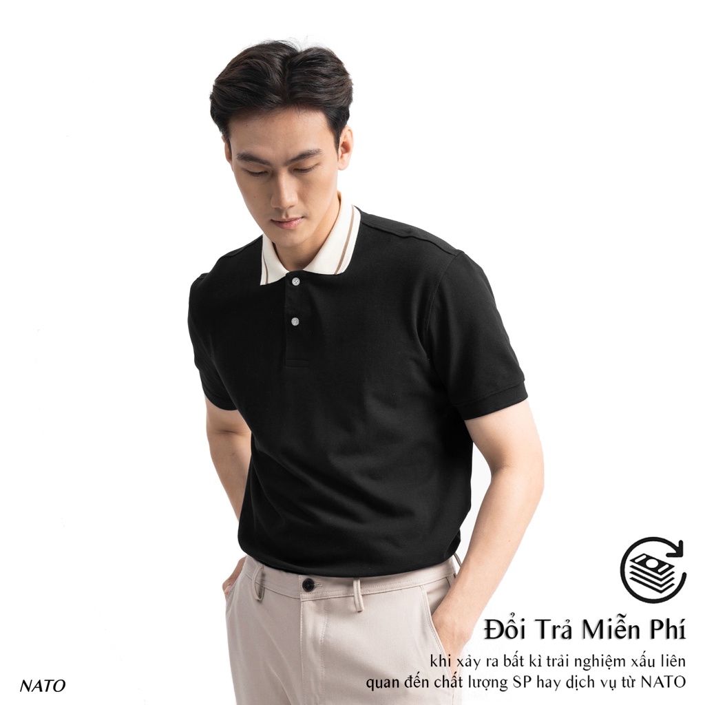 Áo Thun Polo Nam UGO Vải Cotton Cá Sấu Cao Cấp Đẹp Xịn Tay Ngắn Có Cổ Màu Trắng Đen Đỏ Xanh Navy Trơn Họa Tiết NATO