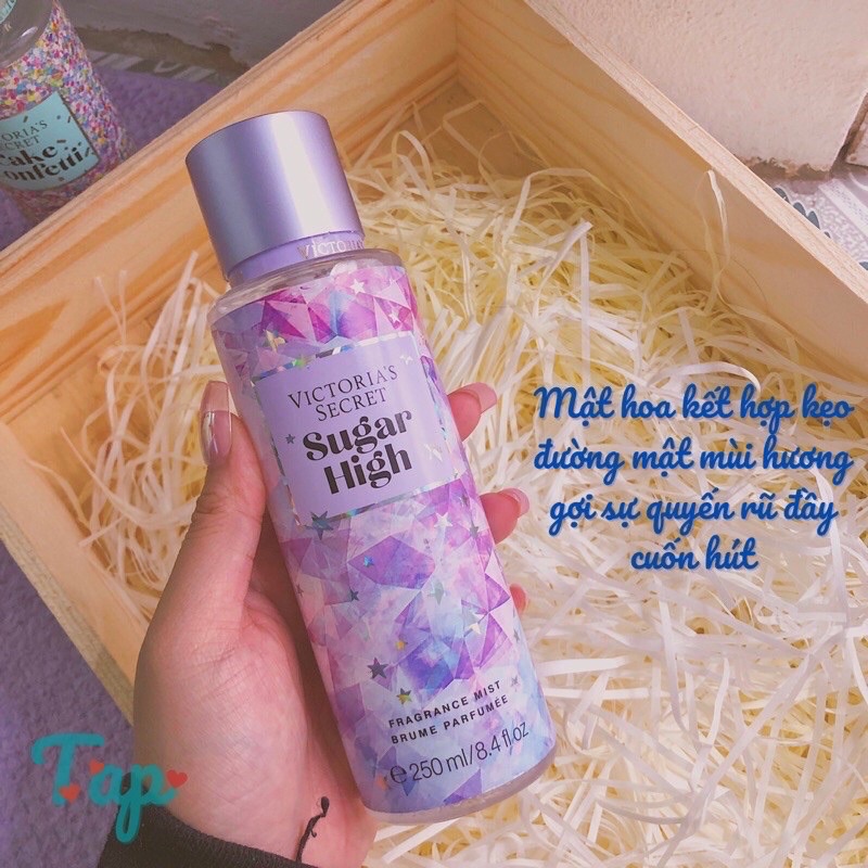 Body Mist nước hoa xịt khử mùi toàn thân 250ml VS