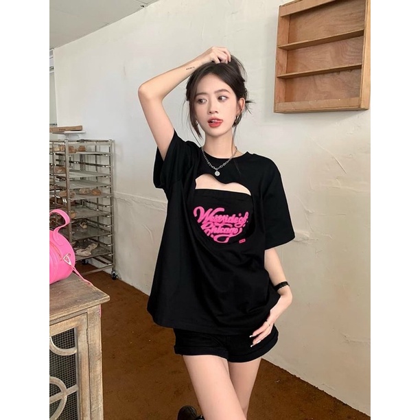 ÁO THUN TIM BIGSIZE ( ảnh thật )