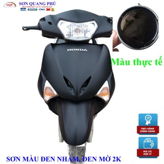 CF2216M Sơn đen mờ 2K MIX, KODO sơn màu đen nhám 2 thành phần cho ô tô xe máy, kim loại, nhựa SONQUANGPHU8856