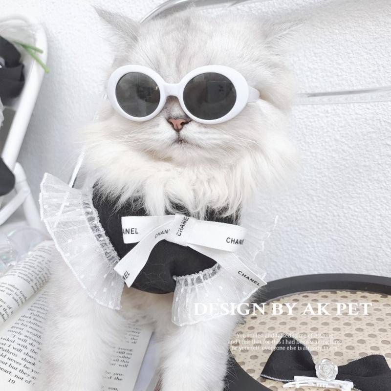 Kính Mát Trang Trí Hình Mắt Kính Dành Cho Thú Cưng