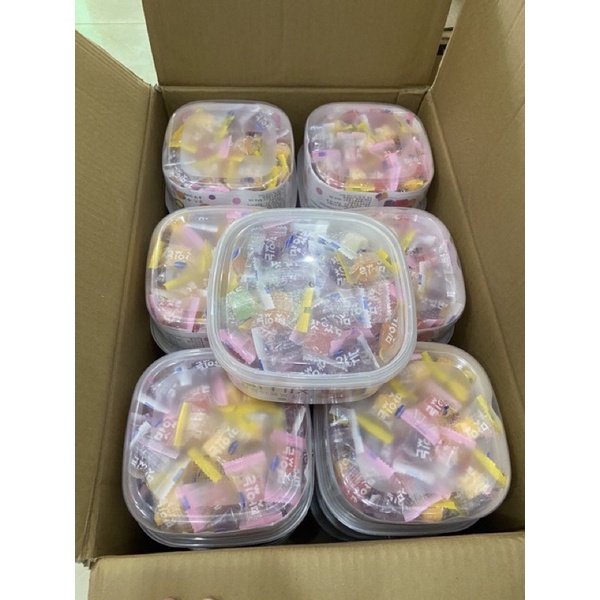 HỘP 308gr Kẹo dẻo trái cây JUICE SOFT CANDY