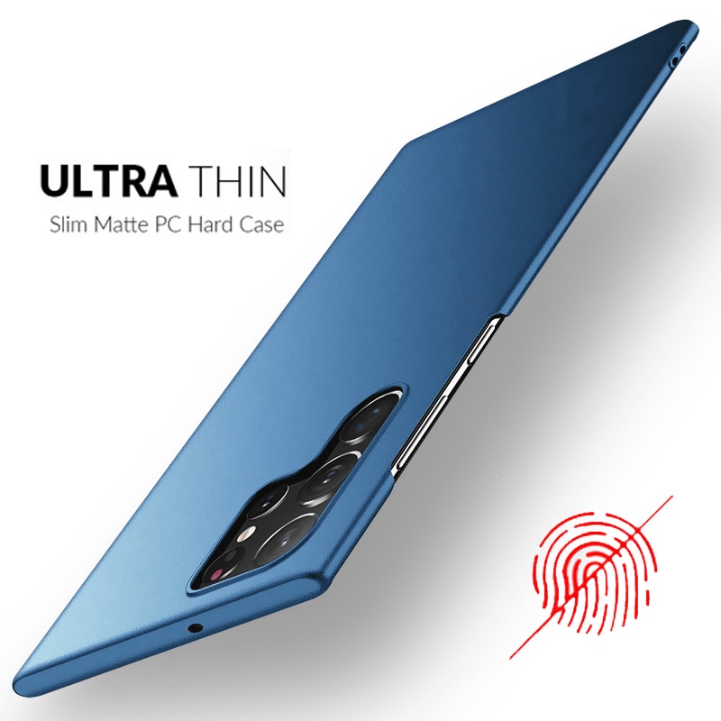 Ốp Điện Thoại PC Cứng Siêu Mỏng Mặt Nhám Cho Samsung S22 S21 Ultra S22 + S21 + S21 S20 FE M53 M52 M23