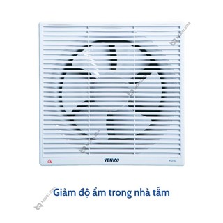 Quạt Hút Tường Thông Gió Senko (H150) [Hàng chính hãng]