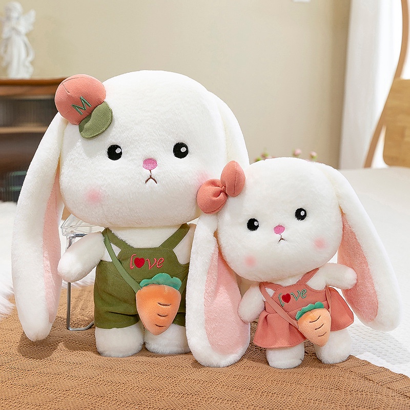 Thú Nhồi Bông Hình Thỏ Cà Rốt Dễ Thương 25CM 40CM