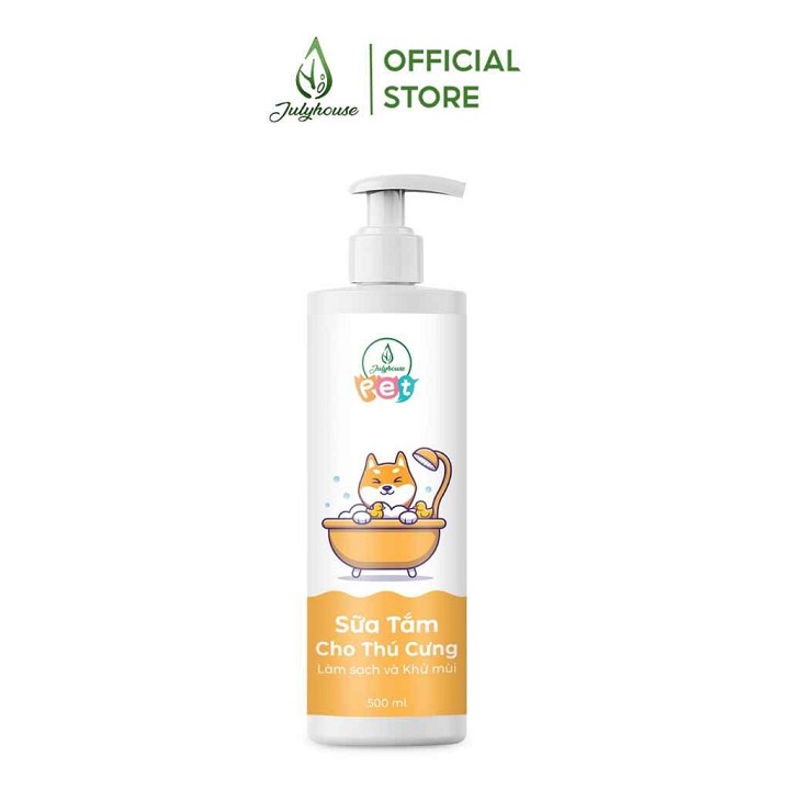 JULYHOUSE - SỮA TẮM CHO CHÓ MÈO 500ML