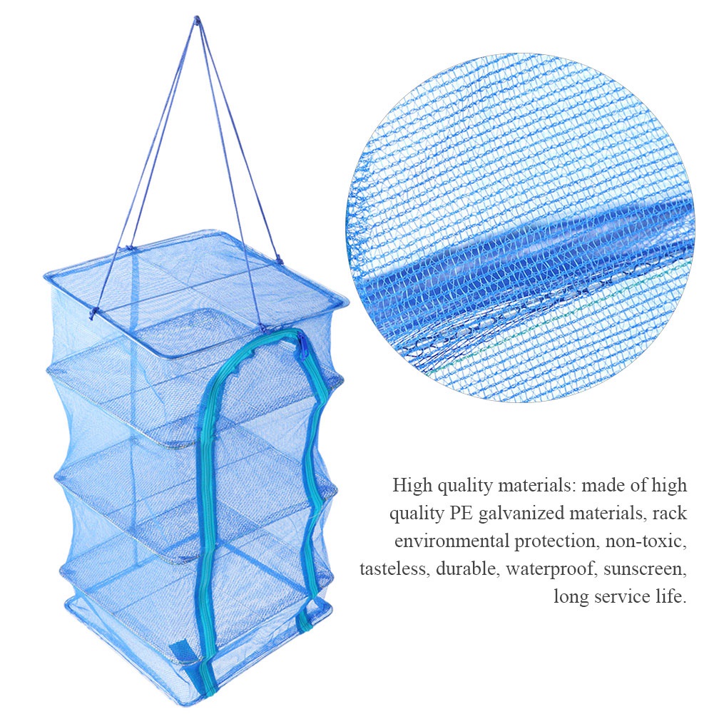 Có thể bán buôn Lưới có thể thu gọn Treo giàn phơi chống ruồi Lồng bảo quản thực phẩm khô Túi đựng Vermont055 Hàng giao ngay