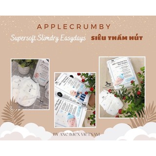 ( Miếng thử tách bịch) Miếng lẻ bỉm  Applecrumby SLim 2021 nội địa Malaysia siêu mỏng M1/L1/XL1/XXL1