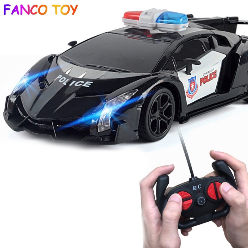 Xe Cảnh Sát Đồ Chơi Điều Khiển Từ Xa Y89  1 / 24 RC