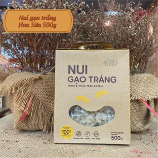 Nui gạo trắng, gạo lứt, rau chùm ngây Hoa Sữa 500g