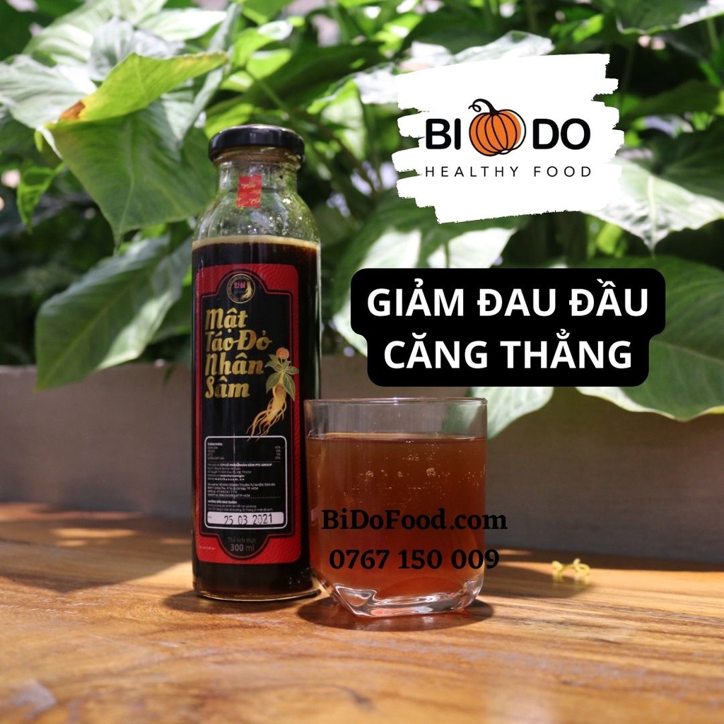Mật Nhân Sâm Táo Đỏ Tăng Đề Kháng - Bí Đỏ Food - Tăng Cường Sinh Lý Chống Lão Hóa