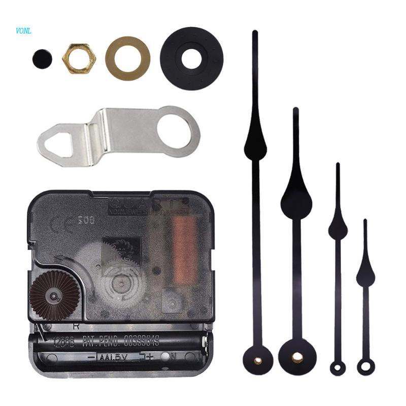 Bộ Máy Đồng Hồ Treo Tường Quartz Vonl 12888 DIY Kèm 2 Bàn Tay Thay Thế