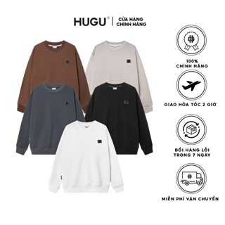 Áo thun nam tay dài sweater chất nỉ da cá cao cấp form rộng tag kim loại Thats What I Want thương hiệu HUGU