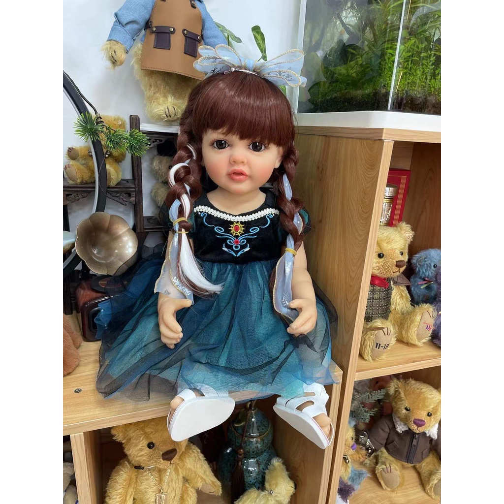 Đồ Chơi Búp Bê Barbie Sơn Màu 3D Thủ Công Tinh Tế Có Thể Dán Vào Bồn Tắm 55cm Thích Hợp Làm Quà Tặng Sinh Nhật Cho Bé