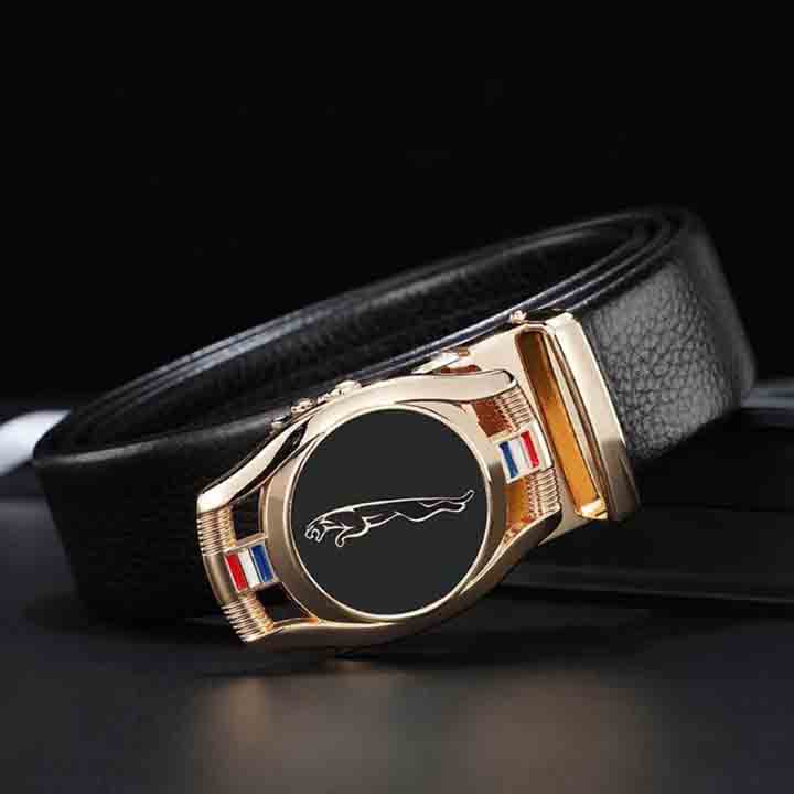 Dây lưng nam mặt hình con báo - dây nịt nam [CÓ VIDEO]