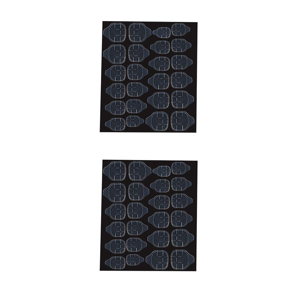 Set 1 / 2 / 3 / 5 / 24 Miếng Dán Hai Mặt Trang Trí Móng Tay