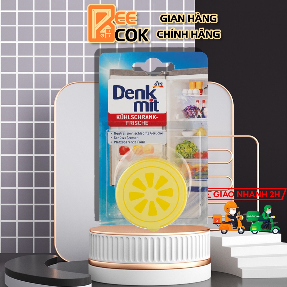 Sáp khử mùi tủ lạnh Denkmit hương chanh