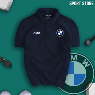 [BMW] Áo Polo Hãng Xe BMW Nam Nữ, Form Slimfit, Vải Thun Co Giãn Thoáng Mát, Không Xù Lông