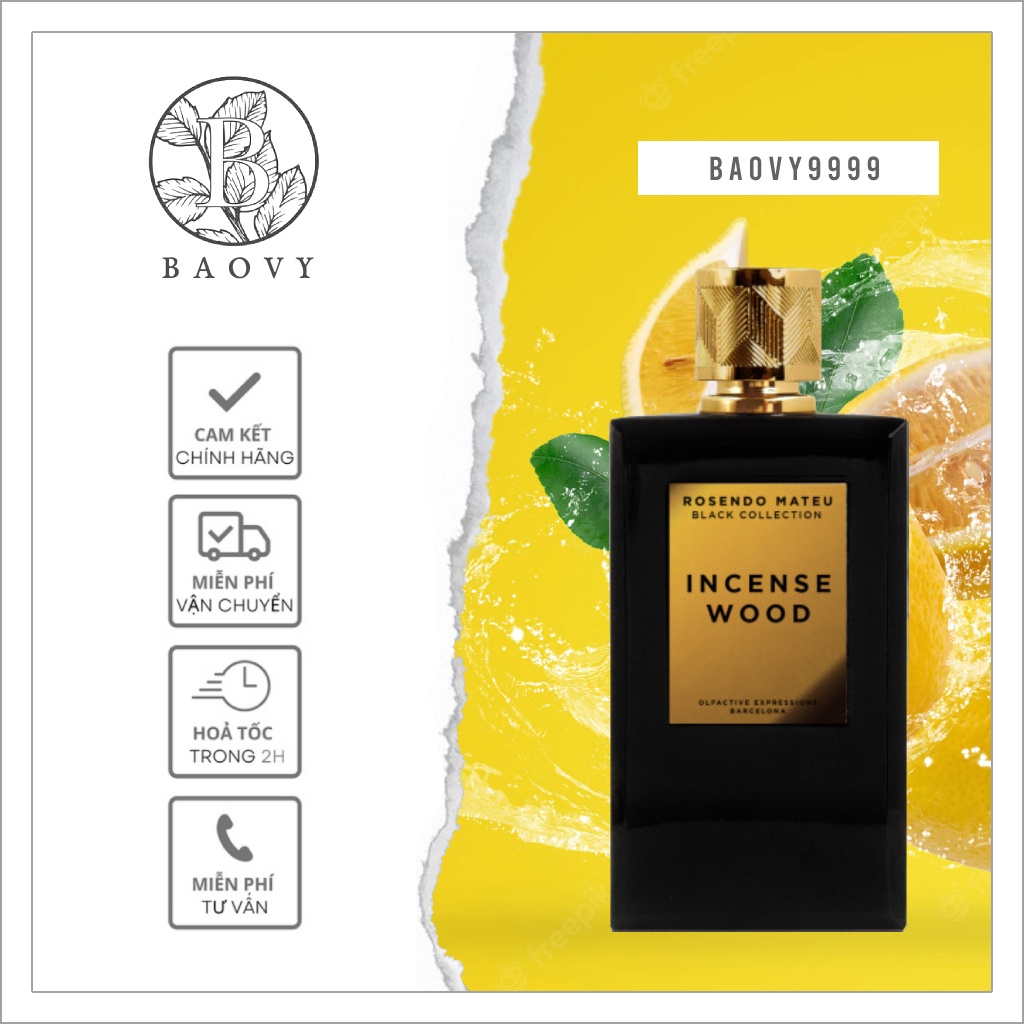 ✨ Nước hoa Incense Wood Rosendo Mateu Olfactive Expressions 10ml ®️