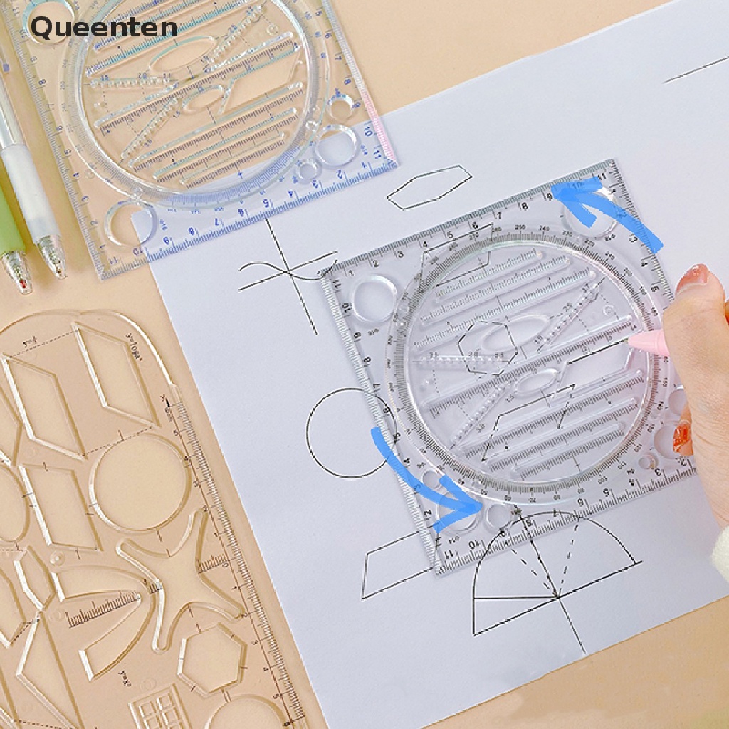 Thước Vẽ Hình Học Góc Queenten al QT