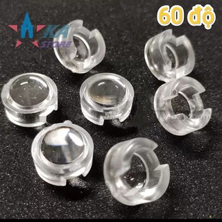 Choá lồi gom sáng cho led luxeon, góc chiếu 60°, 90°,120°