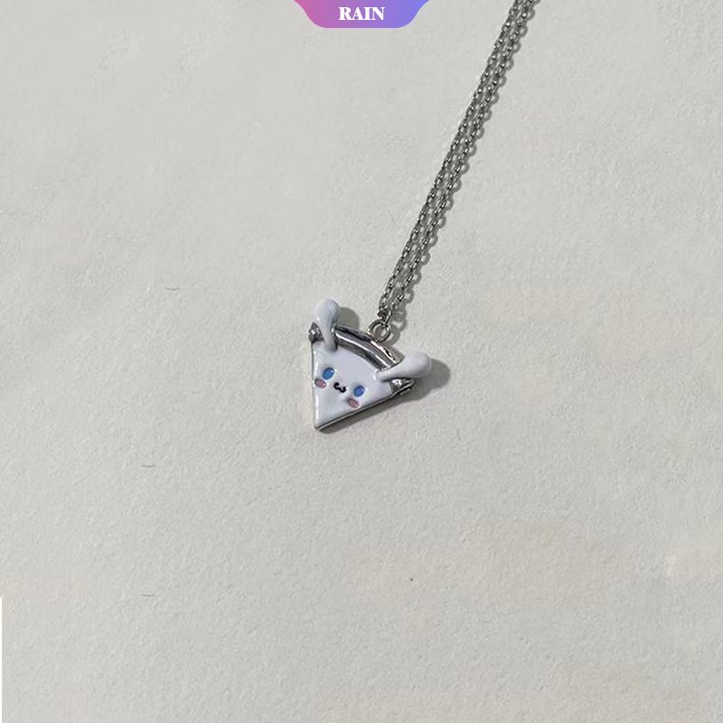 Sanrio Cinnamoroll Kuromi My Melody Vòng cổ Nam Châm Mặt Hình Pizza Hello Kitty Ngọt Ngào Dễ Thương Làm Quà Tặng Cho Bạn Gái [RAIN]