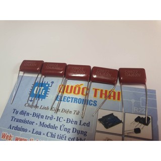 Combo 5 tụ kẹo đỏ 104j/6300v