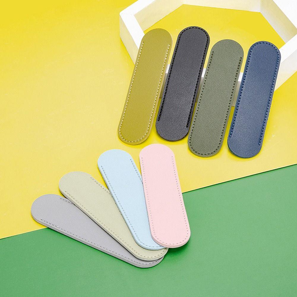 ORIENTLII Set 5 Túi Đựng Bút Bằng Da PU Sáng Tạo