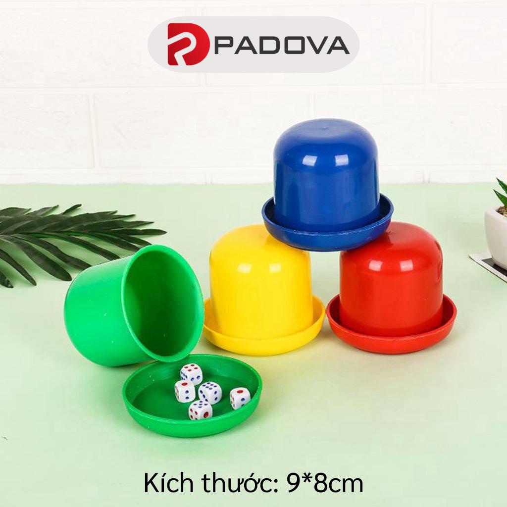 Bộ Đồ Chơi Lắc Xí Ngầu Kèm 5 Viên Xúc Xắc Giải Trí PADOVA 8410