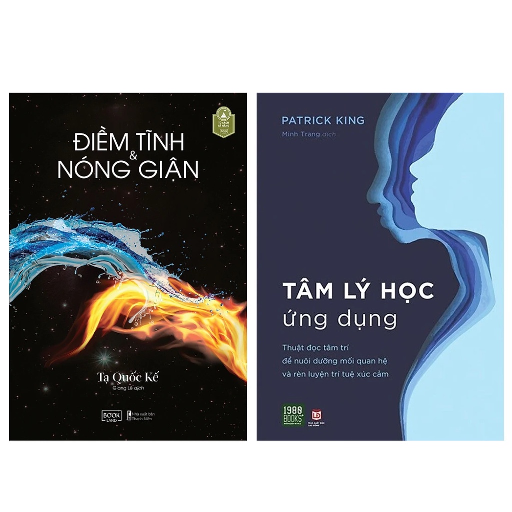 Sách - Combo 2Q Tâm Lý Học Ứng Dụng + Điềm Tĩnh Và Nóng Giận