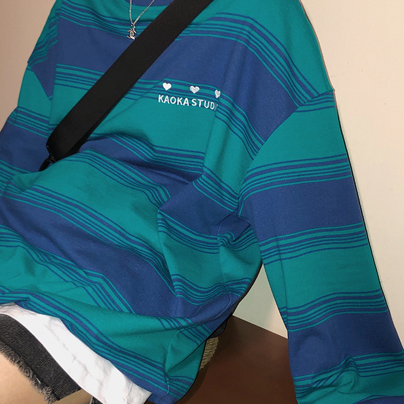 NRVP Áo Thun Nữ Dài Tay Phong Cách Hàn Quốc Mới 2023