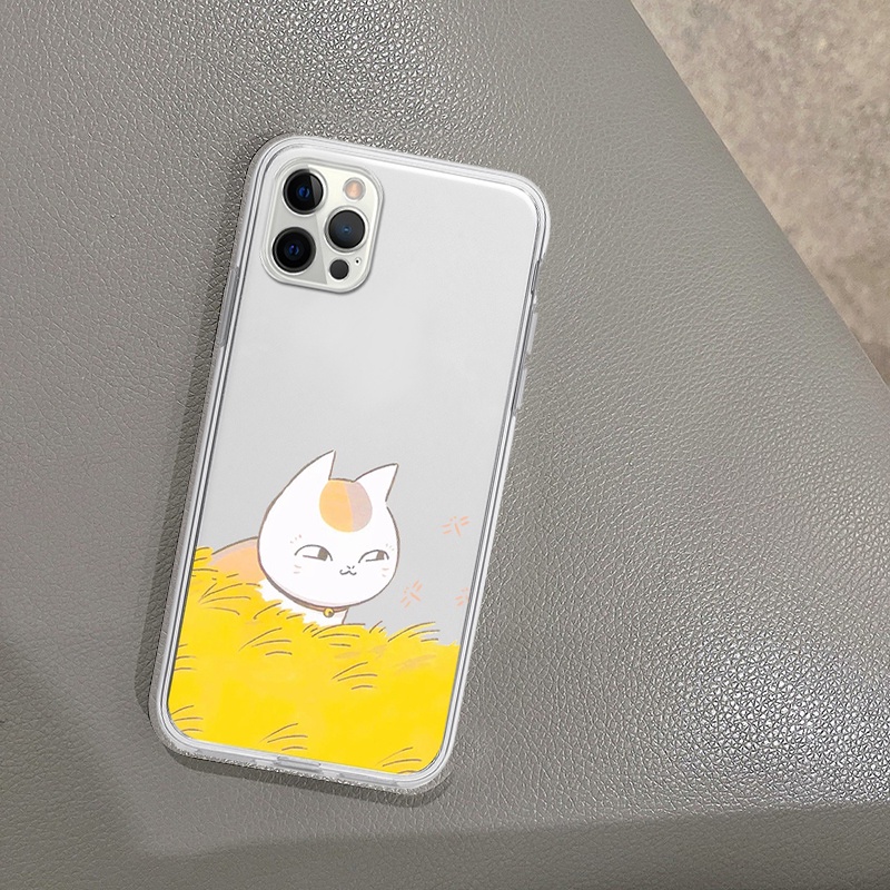 Ốp BVC iphone mèo mặt tròn trên nền cỏ vàng vuông chống sốc 6/6plus/6s/6splus/7/7plus/8/8plus/x/xr/xs/11/12/13/pro/mtrên