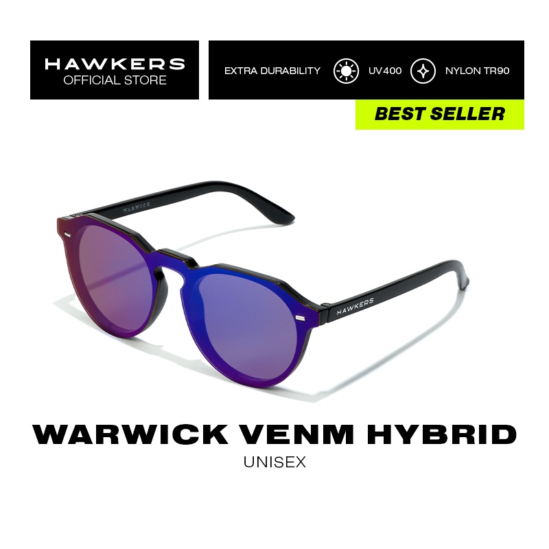 Kính mát HAWKERS WARWICK VENM HYBRID VWTR03 màu trời bảo vệ khỏi tia UV400 cho nam và nữ