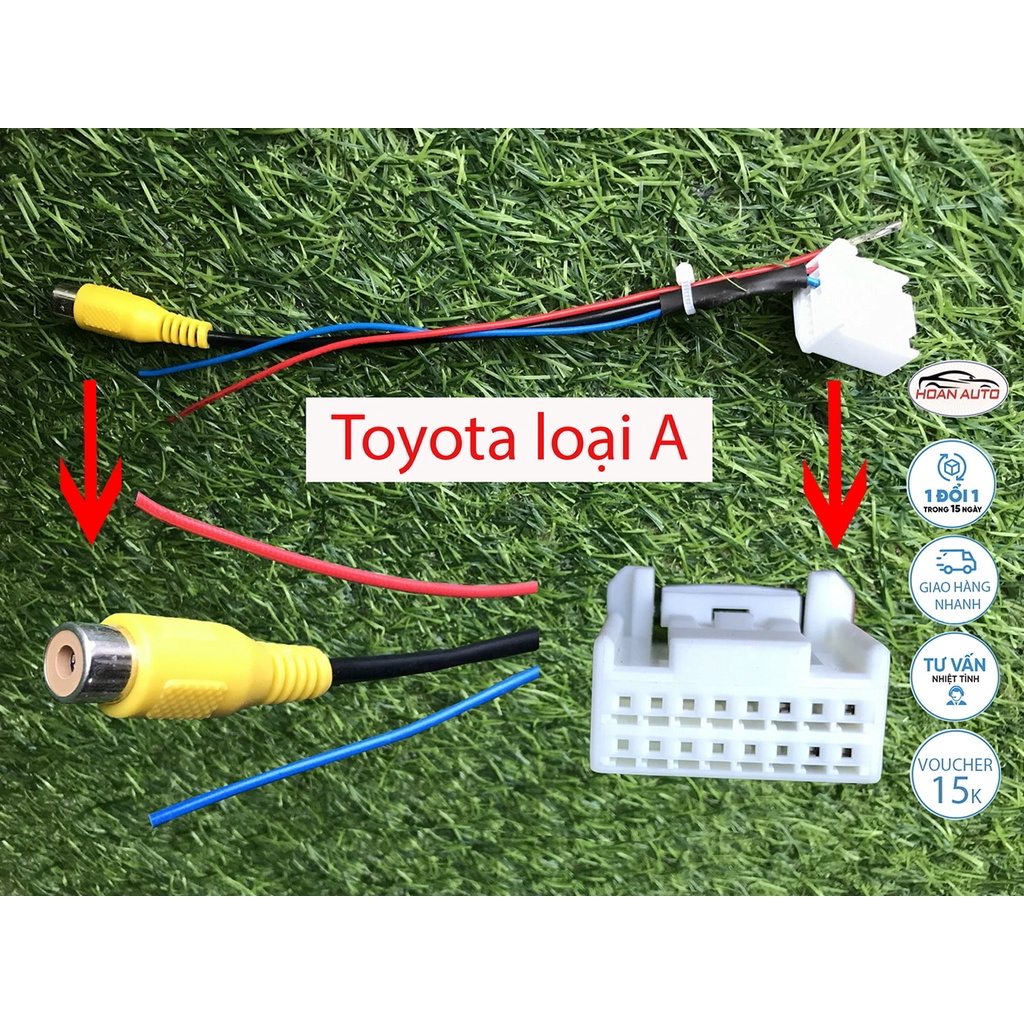 Rắc Camera lùi cho màn ô tô (Toyota, Mazda, Suzuki,..)