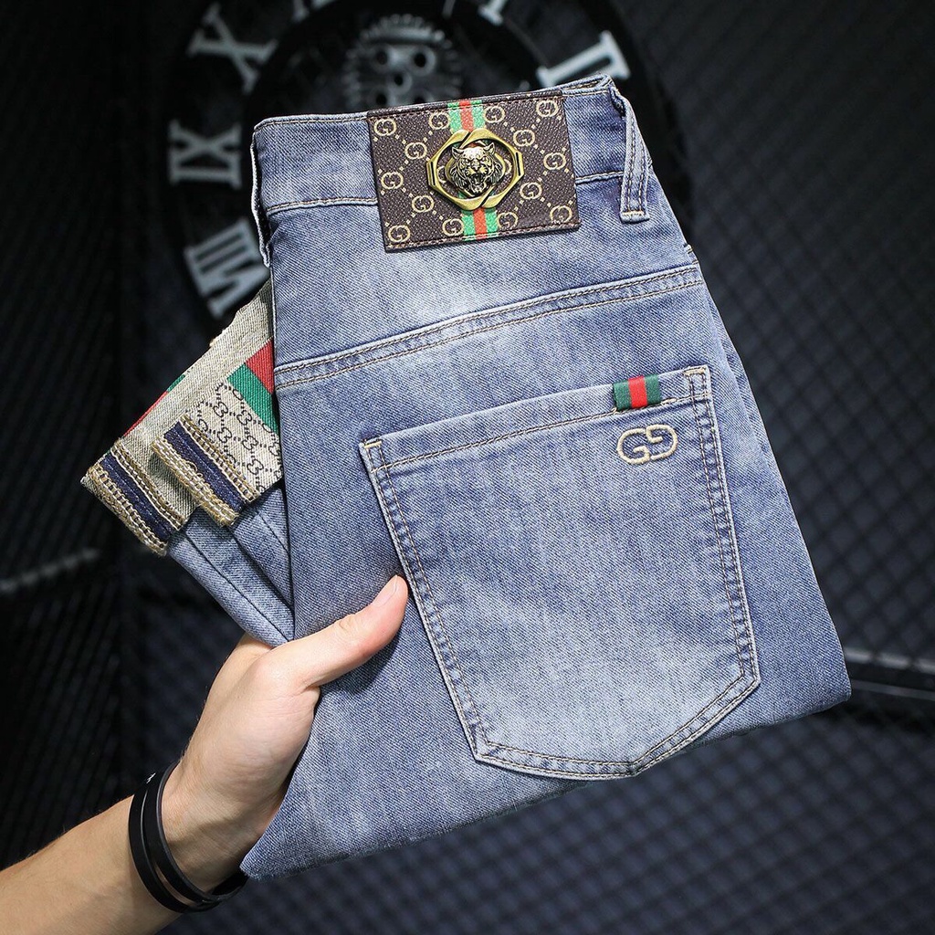 Quần jeans Gucci Dáng Ôm Thời Trang Xuân Thu 2022 Cho Nam Và Nữ