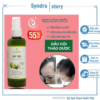 Xịt bưởi kích thích mọc tóc vỏ bưởi - nhu hương, ngăn ngùa rụng tcs giảm tóc gãy