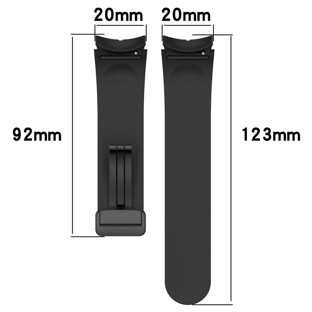 Dây Đeo Silicone Khóa Nam Châm Cho Đồng Hồ Thông Minh Samsung Galaxy Watch 5 / 4 44mm 40mm / Watch5 Pro 4 Classic 42 46mm