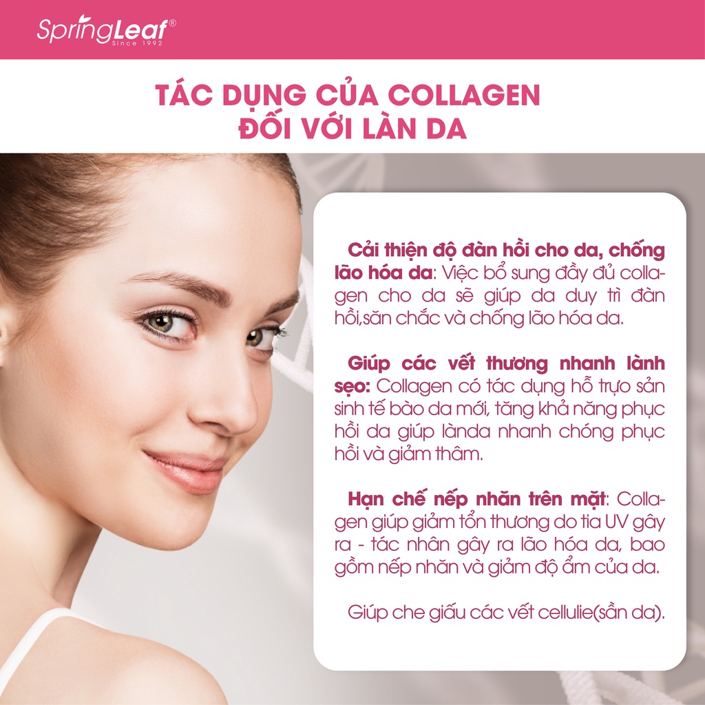 Viên uống hỗ trợ đẹp da Collagen 6 In 1 Spring Leaf Inner Beauty Của Úc 180 viên | BigBuy360 - bigbuy360.vn