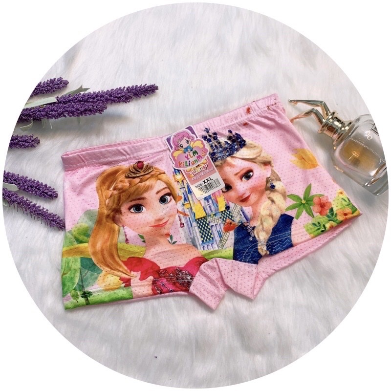 Quần chíp đùi cho bé gái, thun lạnh thông hơi, co giãn đàn hồi tốt TE1