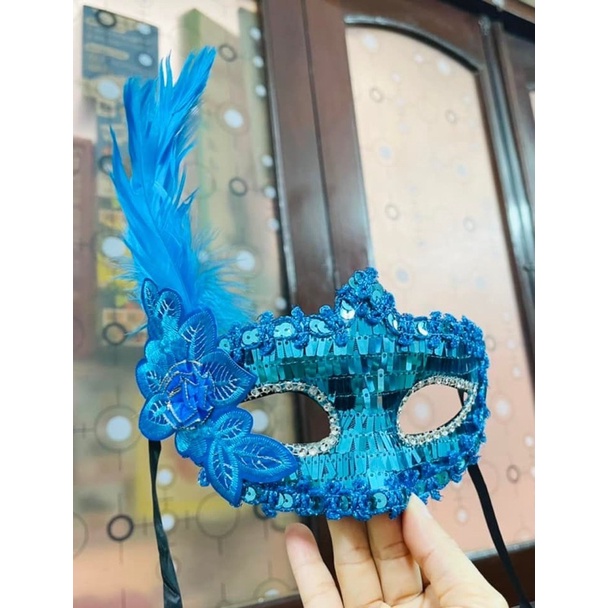 Mặt nạ hoá trang haloween nửa mặt / mặt nạ cosplay
