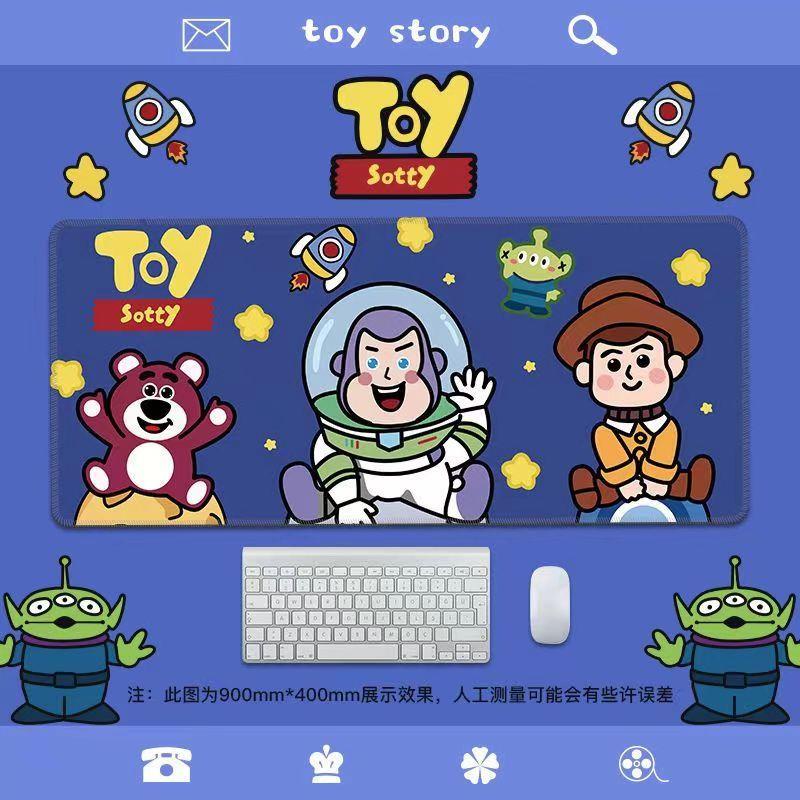 Tấm Lót Chuột Và Bàn Phím In Hình Buzz Lightyear Dễ Thương
