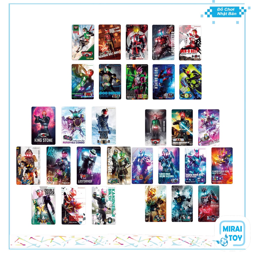 Thẻ bài Kamen Rider Henshin Sound Card 2 chính hãng