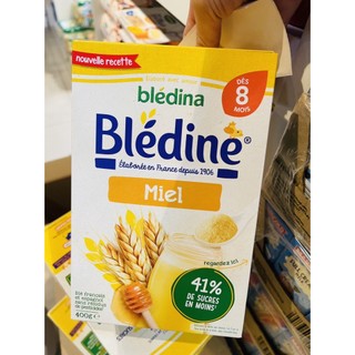 Bột pha sữa bledina 400g 8m+ mật ong date 2025
