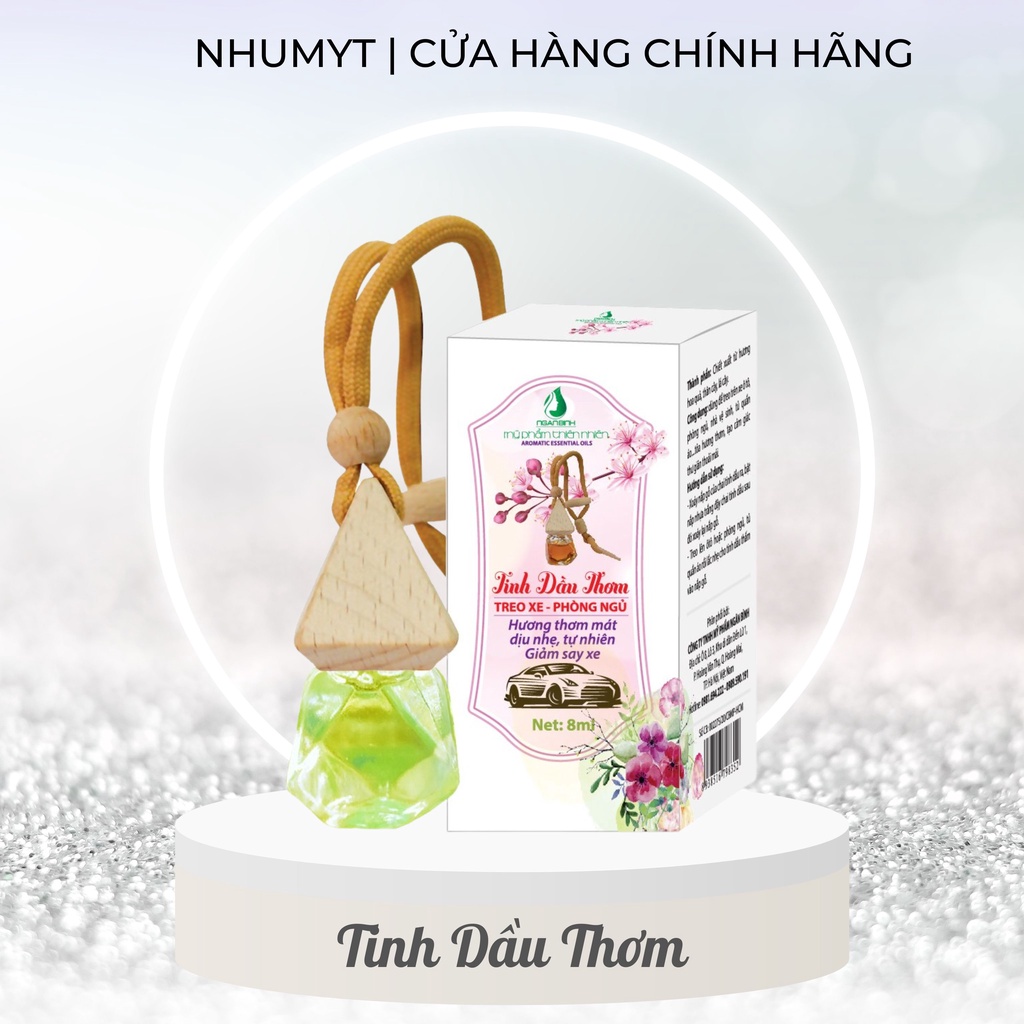 TINH DẦU THƠM TREO XE NGÂN BÌNH, khử mùi,, xua đuổi côn trùng,dùng được cho phòng ngủ có trẻ nhỏ,chống muỗi